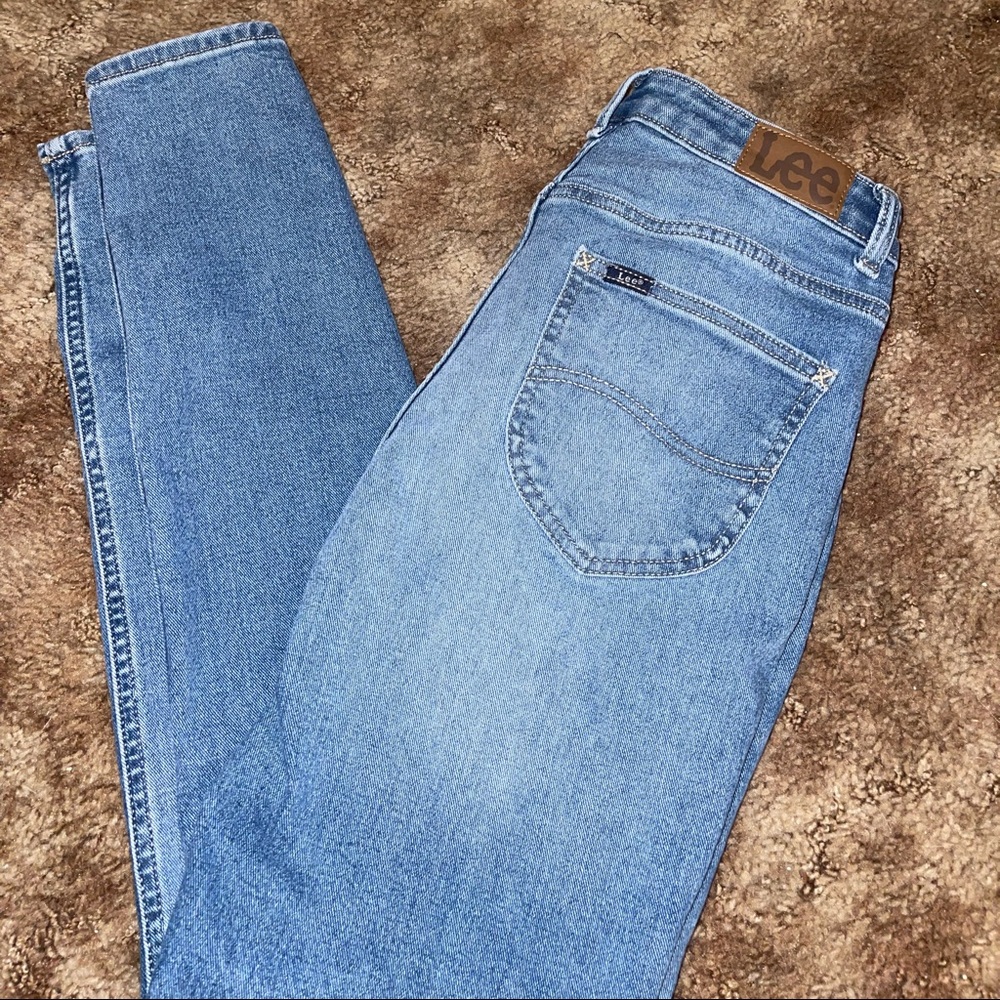 NWOT LEE skinny high rise jeans